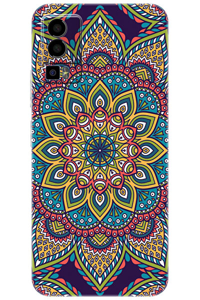 General Mobile GM 23 (G316) Uyumlu Kılıf Desen Baskılı Silikon Mandala Vektör...