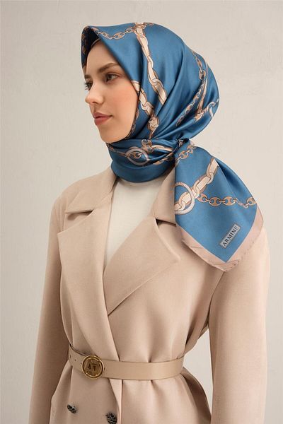 Armine Φουλάρι με σχέδιο από καθαρό μεταξωτό Twill 9346- 10