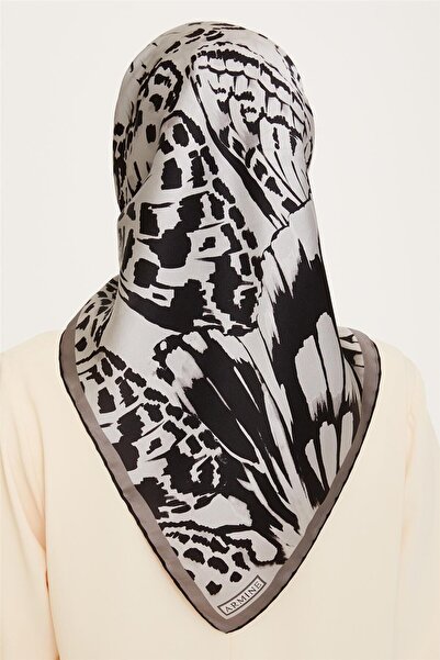 Armine Φουλάρι Twill Pure Silk 39 cm 9256D Μοντέλο