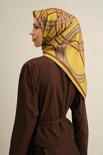 Armine وشاح كلاسيكي منقوش ساف حرير سورا 9333D 56