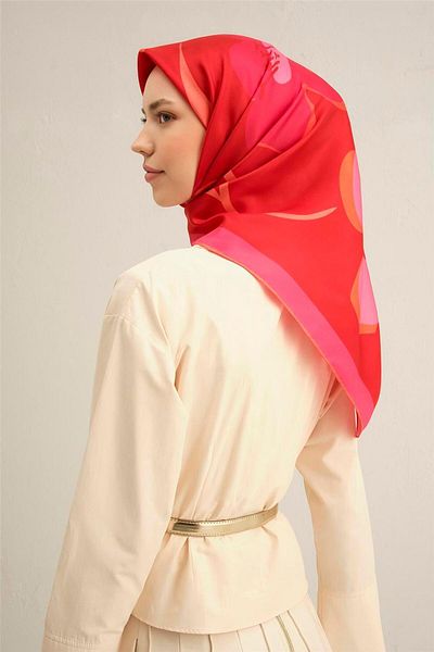 Armine Patterned Pure Silk Sura Scarf