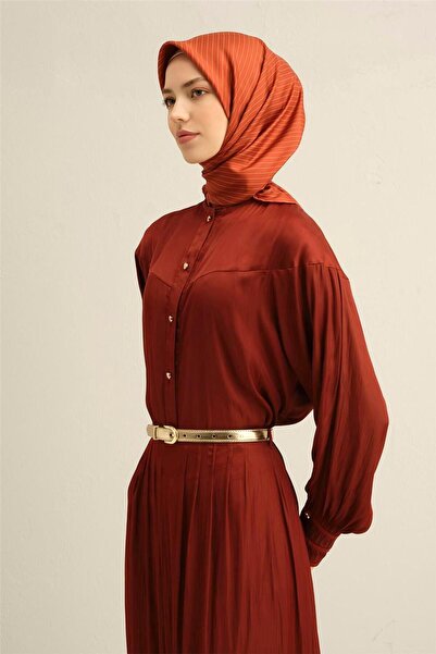 Armine Eșarfă clasică cu model Pure mătase Twill 9348D 04