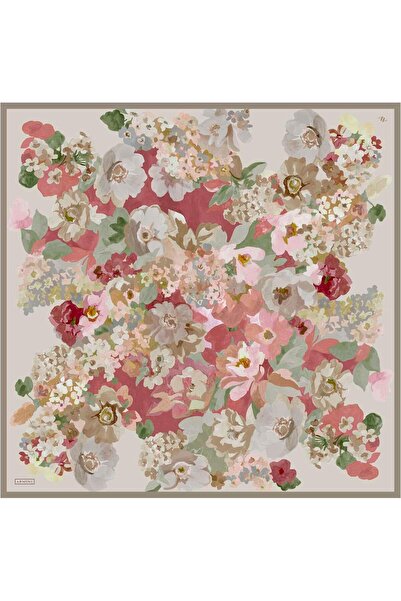 Armine Patterned Pure Silk Sura Scarf 9334- 10