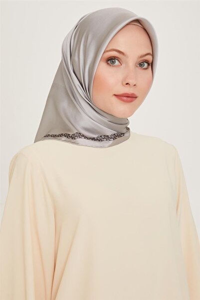 Armine وشاح كلاسيكي منقوش تويل بيور حرير 9260D 04