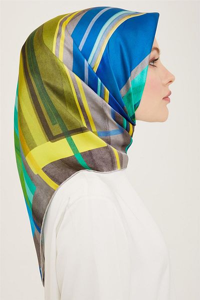 Armine Twill Silk Scarf 24Ya9147 36 53