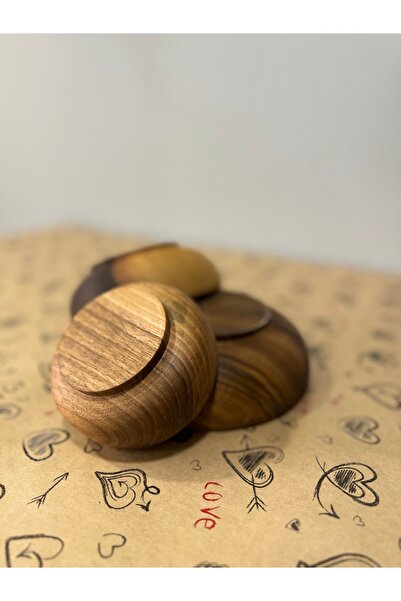 Handmade El Yapımı Çerez Seti – 3’lü Set (12 CM, 15 CM, 18 CM) Ceviz Kase Takımı