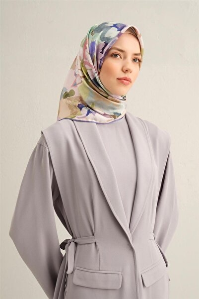 Armine Desenli Saf Ipek Sura Eşarp 9334- 33