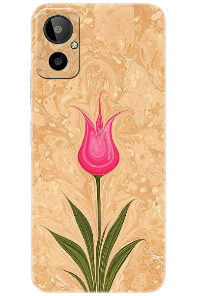 General Mobile GM 23 SE (G314) Uyumlu Kılıf Desen Baskılı Silikon Lale Tasarı...