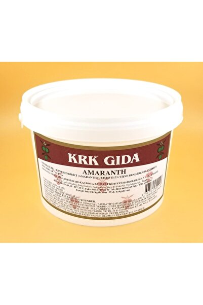 Krk Gıda Renklendirici Vişne Rengi (AMARANTH)(E123) (VİŞNE GIDA BOYASI)