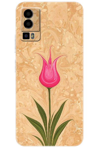 General Mobile GM 23 (G316) Uyumlu Kılıf Desen Baskılı Silikon Lale Tasarım S...