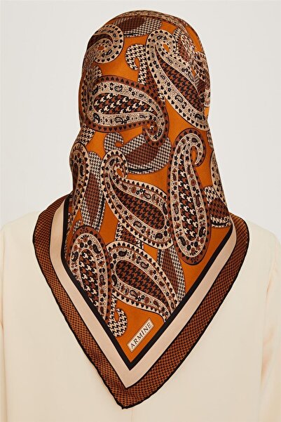 Armine Twill Pure Silk Scarf 9208D 08