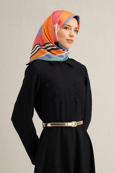 Armine Κασκόλ Sura από καθαρό μετάξι με σχέδιο 9313- 80