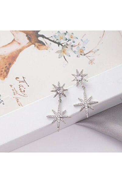 Choice أقراط فضة عصرية أنيقة مطلية بالذهب والنحاس بإبرة فضية مضادة للحساسية م...