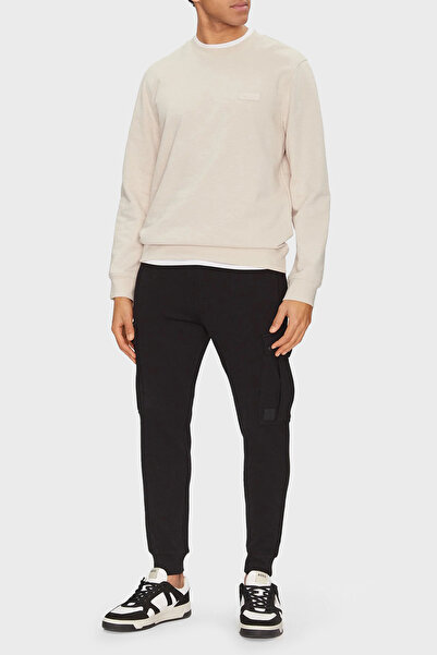 BOSS Pamuklu Regular Fit Normal Bel Ribanalı Paça Jogger Pantolon Erkek PANTOLON 50542917 001