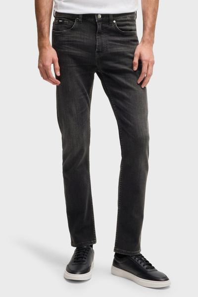 BOSS Streç Pamuklu Skinny Fit Normal Bel Dar Paça Jeans Erkek KOT PANTOLON 50532605 005