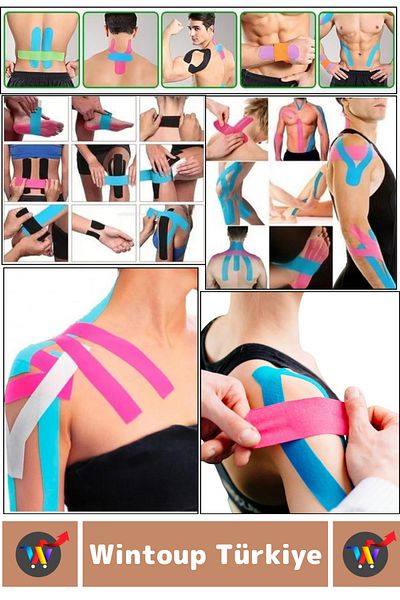 Wintoup Quick Effect Muscle Waist Leg Arm Neck Back Shoulder Abdomen Hip Fitness 5 Meter Heat Pain Tape Skin