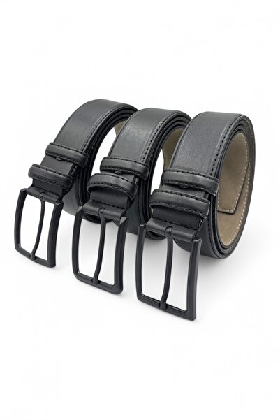 MEN 'S 3-PIECE CLOTH BELT