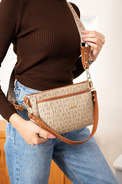 Just Polo حقيبة يد وكتف نسائية من فرو المنك BD2204 مقاس 15×25 سم JustPolo TYC...