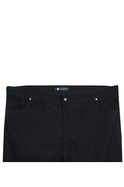 tambattal Large Size Lycra Jeans, Black Trousers