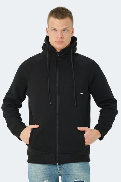 Slazenger Мъжки суитшърт без захар KAINAN, черен