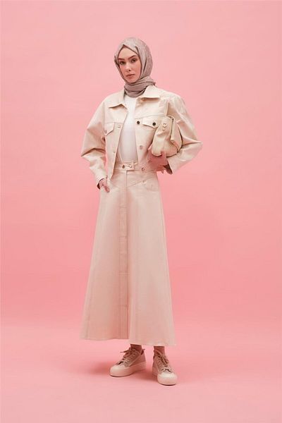Armine Natural Denim Jacket - Natural Denim 25Y5902