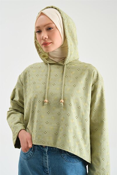 Armine Brode Sweat 23y3139 Çağla