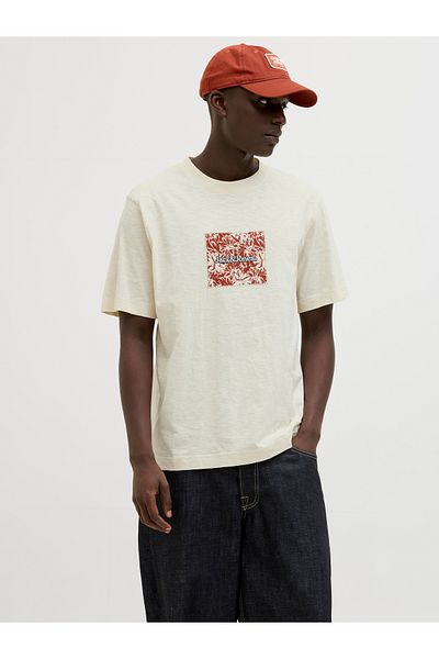 Jack & Jones Beşiktaş Space Clothing Τεχνικό Έλεγχο Πουκάμισο Μπεζ Μπλουζάκι για Άντρες 12272993 -06