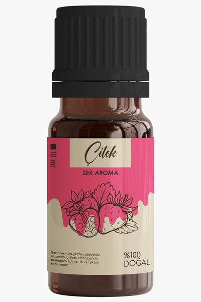 Sek Aroma مجموعة خلطة الفراولة الجاهزة - نكهة الفراولة الجاهزة 10 مل (متوافقة مع 1 لتر)