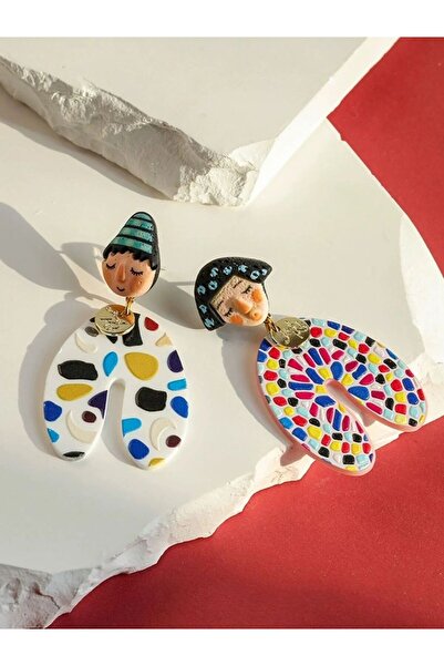 Choice زوج من الدمى الهندية العصرية والمخصصة ذات الطراز العرقي مع رسومات كارت...