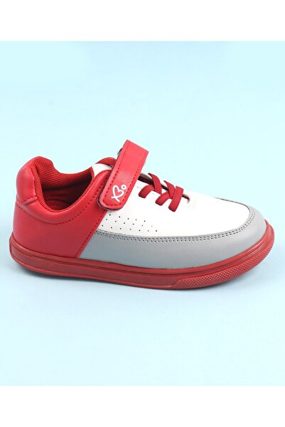 Babyoye Babyoye Solid Casual Shoes with Velcro Closure - Red