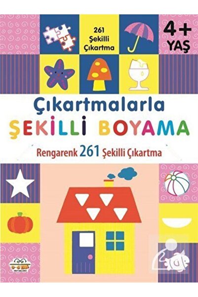 Timaş Çocuk Çıkartmalarla Şekilli Boyama 4 Yaş Üstü