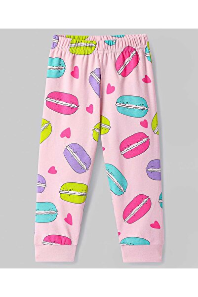 Bonfino Bonfino 100% Cotton All Over Burgers Printed Half Sleeves Pyjama Set - Pink
