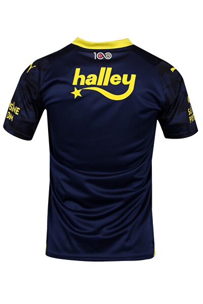 Fenerbahçe Original 23/24 Navy Blue Kids Jersey with Canary Print and Wooden Box