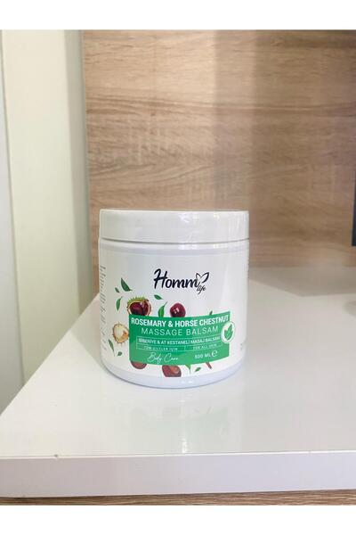 EDİORA homm bitkisel masaj kremi 500 ml at kestanesi ve biberiye özlü masaj b...