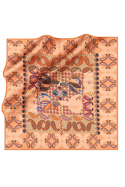 Cacharel Etnik Desenli Cacharel Twill Eşarp