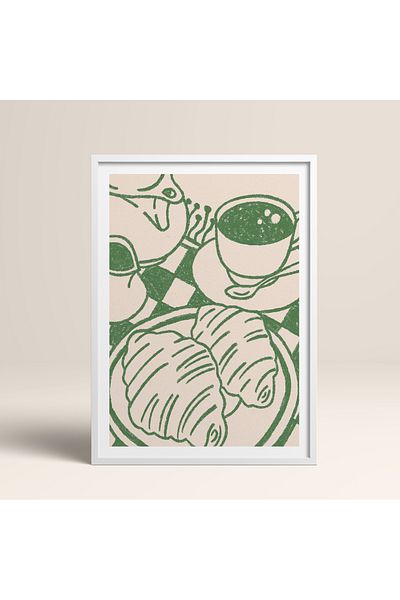 HOMEPACK Pictură cu un singur cadru din lemn Pictură poster dintr-o bucată TK/874