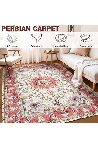 EqiEch Carpet,Area Rugs,Soft Floor Mat,Washable& Anti-Slip,Floor Rugs,Indoor Accent Carpet