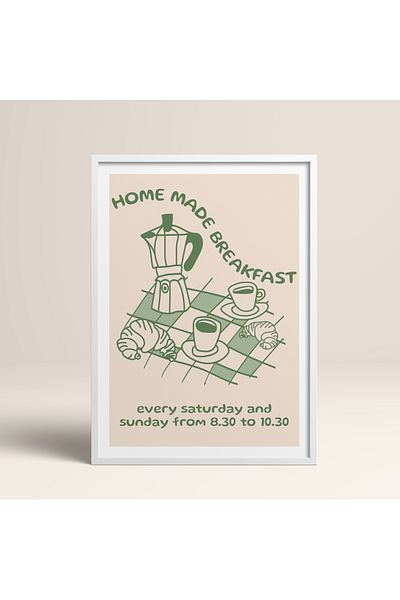 HOMEPACK Single Wooden Framed Painting One Piece Poster Painting Tk/878