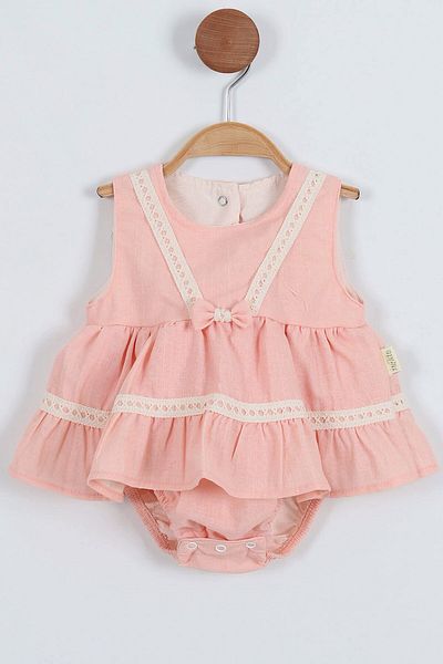 NEGİYYİM Baby Girl Stylish Romper Slopet Dress 6-18 Months