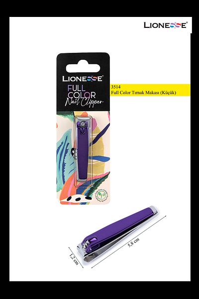 Lionesse Full Color Nail Clippers (Small Size) 3514