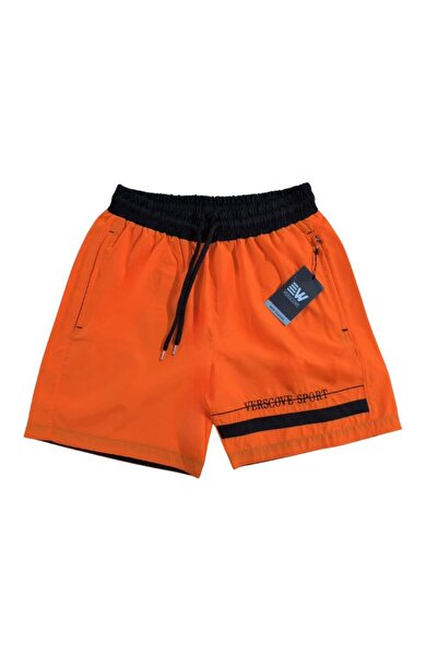 VERSCOVE Μαγιό Σορτς Μεγάλο μέγεθος Micro ύφασμα Τσέπες με φερμουάρ Διχτυωτό σορτς πισίνας