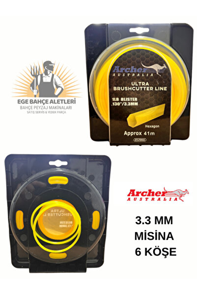 ARCHER MİSİNA MOTORLU TIRPAN 3.3  MM 6 KÖŞE YÜKSEK KALİTE