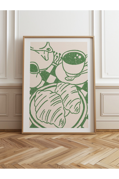 HOMEPACK Pictură cu un singur cadru din lemn Pictură poster dintr-o bucată TK/874