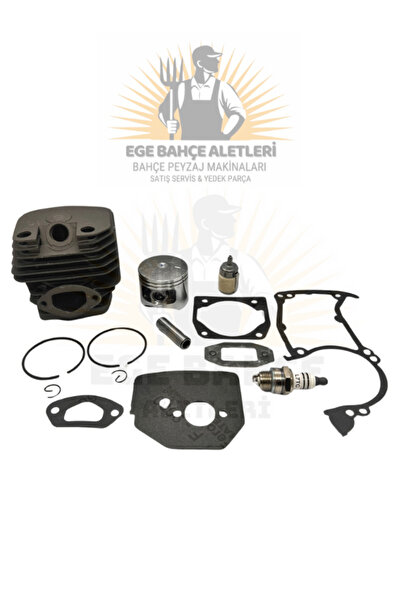 egebahcealetleri MOTORLU TESTERE AĞAÇ KESİM MOTORU ÇİN GRUBU 45MM SİLİNDİR Pİ...