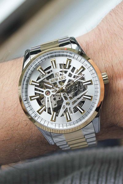 Reward Rwa 146298   Automatic Men's Wrist Watch with Steel Band