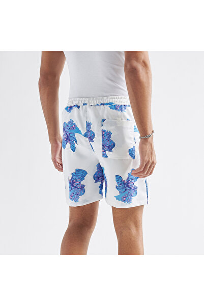 FAV Printed Satin Lounge Shorts