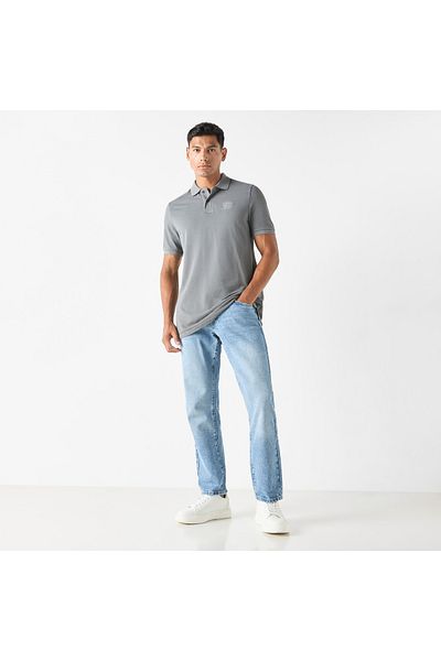 ECKO تي شيرت بولو بتفاصيل شعار Unltd