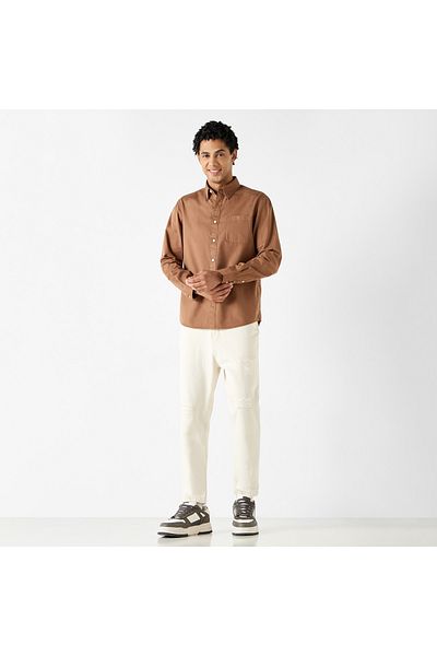 Lee Cooper قميص بقصّة عادية مع ياقة وجيب