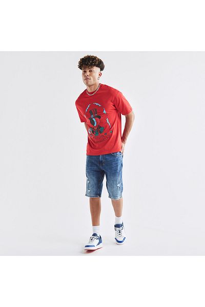 FAV Printed Crew Neck T-shirt With Short Sleeves