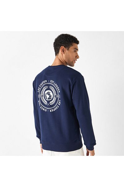 Lee Cooper Printed Sweatshirt With Crew Neck